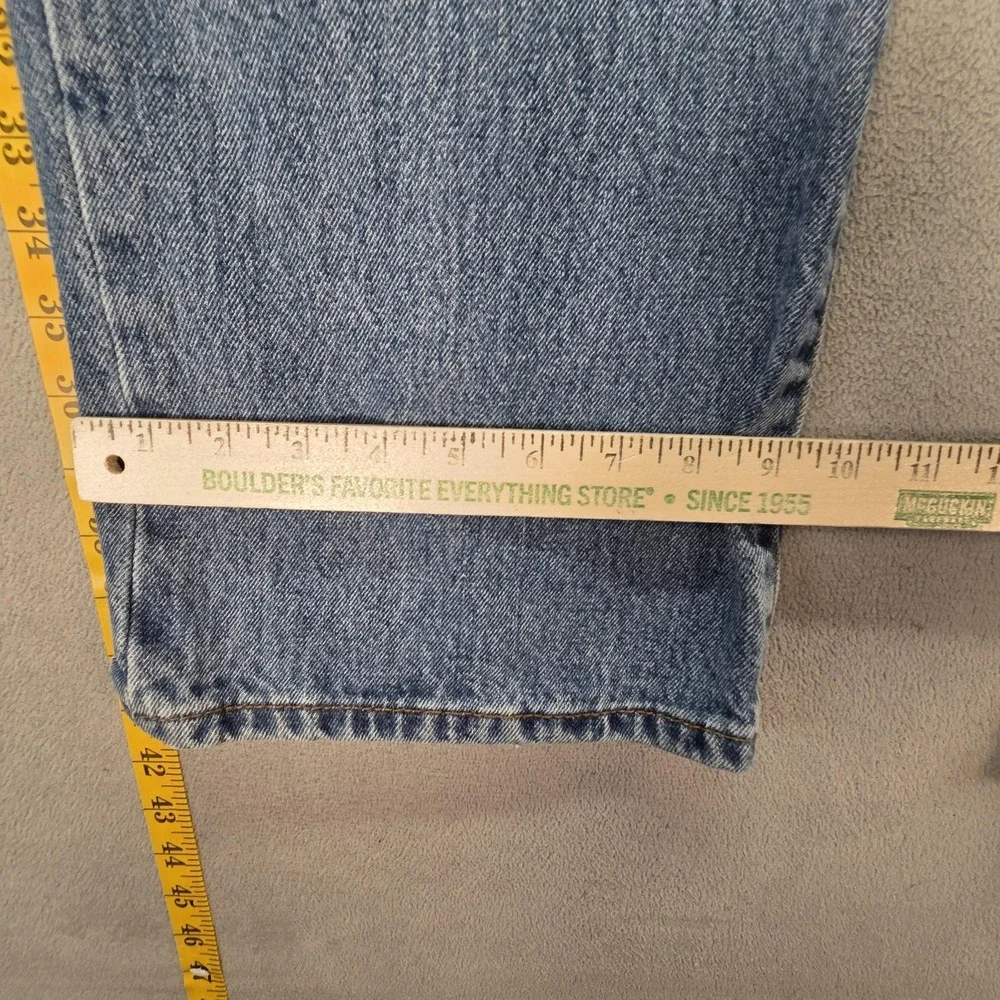 Levis 517 Jeans Mens Medium Wash Blue Denim‎ Bootcut Zip Fly Fits 38x30
